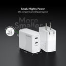 Encuentra en Xela Quetzaltenango el puerto de carga dual USB C Esoulk EK2005 (WHITE) de 65W.