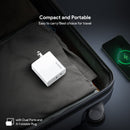 Encuentra en Xela Quetzaltenango el puerto de carga dual USB C Esoulk EK2005 (WHITE) de 65W.