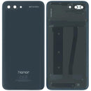 Tapa trasera original negra para Honor 10 con lente de cámara integrada, ideal para reparación de pantalla rota.