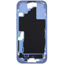 Repuesto de carcasa central iPhone 16 Ultramarine con botones de encendido y volumen, versión EU/Global.