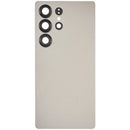 Tapa trasera con lente de cámara Samsung Galaxy S25 Ultra 5G en color Titanium Gray, ideal para reparaciones en Xela Quetzaltenango.
