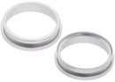 Anillo de bisel de cámara trasera blanco para iPhone 16/16 Plus, pack de 2 unidades, repuesto.