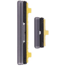 Botones duros de power y volumen para Samsung Galaxy Fold 5G (F907) en color Cosmos Black.