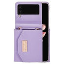 Carcasa billetera Ruva Muse para Samsung Galaxy Z Flip3 en color morado en Xela Quetzaltenango.