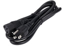 Cable de poder AC C13 negro para Xbox, PS3, computadoras y monitores, versión USA/Canadá.