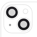 Protector de lente de cámara trasera de zafiro para iPhone 15/15 Plus, paquete de 10 piezas premium con adhesivo.