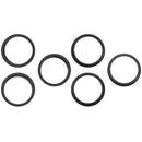 Anillos de bisel de cámara trasera para iPhone 16 Pro/Pro Max, titanio negro, juego de 3 piezas, paquete de 10.
