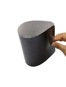 Tapete mouse pad negro 20x25 cm, ideal para accesorios de computadora y celular.