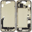 Chasis medio iPhone 15 Plus US m-A2847 USADA con puerto de carga flex y pequeñas partes para reparación.