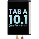 Pantalla LCD original Samsung Galaxy Tab A 10.1 (2019) negra, sin marco, para reparación de display SM-T510.