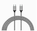 LBT CABLE 7FT USB-C TO C BLACK/WHITE