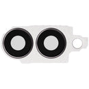 Lente de cámara trasera con aro y bisel para Samsung Galaxy Z Flip 7 5G, repuesto para reparación de cristal.