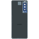 Tapa trasera de vidrio original Sony Xperia 10 II azul, repuesto para reparación, con acabado brillante.