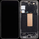Pantalla OLED verde de 120Hz para Samsung Galaxy S23 Plus, con marco y repuesto para reparación.