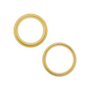 Aro de cámara trasera amarillo para iPhone 14 / 14 Plus, repuesto para reparación, 2 piezas.