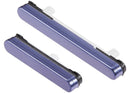 Repuesto de botones laterales de encendido y volumen para Samsung Galaxy S26 (S942) en color Cobalt Violet.
