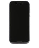 Pantalla LCD con marco para Motorola Moto G7 Play (XT1952DL / 2019) / T-Mobile Revvlry (original) (Negro Estrellado)