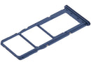 Bandeja SIM de repuesto azul cielo para Samsung Galaxy M32 (M325), pieza original.