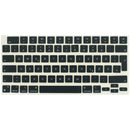 Kit de teclas Space Black para teclado MacBook Air/Pro (2021-2026) con diseño alemán.