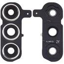 Lente de Camara Trasera con Aro de Cubierta para Samsung Galaxy S24 Plus 5G (Gris Marmol)