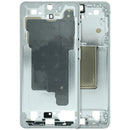 Repuesto de tapa media blanca (mid-frame) para Samsung Galaxy S26 5G (SM-S942U/SM-S942B).