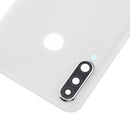 Tapa trasera Pearl White de cristal para Huawei P30 Lite/Nova 4E, con lente de cámara. Repuesto MAR-L23.