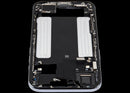 Chasis medio iPhone Air Sky Blue A3260 usado con puerto de carga y piezas pequeñas para reparación.