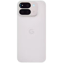 Tapa trasera usada de Google Pixel 9 Pro Fold color porcelana, con orificios para cámara.