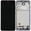 Pantalla OLED para Samsung A72 con marco (Awesome Violet)