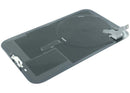 Tapa trasera plateada para iPhone 17 Pro Max, con MagSafe, NFC y logotipo Apple. Ideal para reparación.