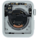 Carcasa de aluminio plateado para Apple Watch Series 3 42mm A1859/A1861, repuesto OEM de grado A.