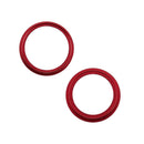 Aros de cámara trasera rojos para iPhone 14 y 14 Plus, repuesto Apple para reparación.