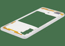 Marco intermedio plateado aftermarket para Samsung Galaxy A41 disponible en Xela, Quetzaltenango.