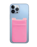 Bolsillo adhesivo rosa SlowBack WallEt para smartphone, accesorio elegante y funcional, con garantía.