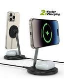 Estacion de carga wireless 2in1 PowerPeak (15W)