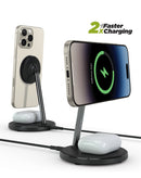 Estacion de carga inalambrica MagCharge PowerPeak (2in1) (15W)