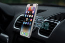 Soporte magnético PowerPeak para auto, sujeta firmemente tu teléfono, ideal para navegación y llamadas manos libres.