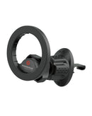 Soporte magnético PowerPeak para auto con base de ventosa, ideal para smartphones.