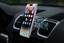 Soporte magnético PowerPeak para auto con base de ventosa, ideal para smartphones.