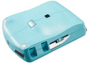 Base de carga multifuncional Ice Crystal Blue para Nintendo Switch, diseño auto deportivo, carga Joy-Cons y soporte.
