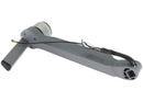 Brazo delantero izquierdo DJI Mavic Pro OEM usado, color gris oscuro, con motor integrado, listo para reparación.