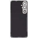 Tapa trasera de vidrio azul para Samsung Galaxy S24 FE con lente de cámara, repuesto Aftermarket Plus.