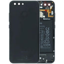 Tapa trasera negra original para Huawei Nova 2 con batería integrada, repuesto CAZ-AL10, PIC-AL00.