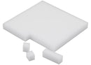 Esponja de limpieza nano ReLife H01 blanca para eliminar polvo, residuos de flux y limpiar pantallas y placas base de electrónica.
