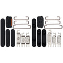 Botones duros (Encendido / Volumen / Interruptor) para iPhone 15 / 15 Plus (Negro)