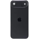 Tapa trasera original iPhone Air Space Black con logo Apple, orificio para cámara y MagSafe, ideal para reparación.