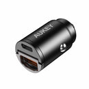 AUKEY 30W Ultra Small 2-port  cargador de carro (BK)