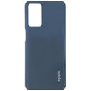 Tapa trasera negra para OPPO A16s (CPH2269/CPH2271), repuesto original para cambio de back cover.