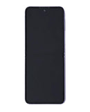 Pantalla OLED para Samsung Galaxy Z Flip 3 5G con marco (Lavanda)