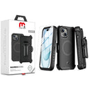 MYBAT MAVERICK ANTIMICROBIAL CON HOLSTER IPHONE 15 NEGRO